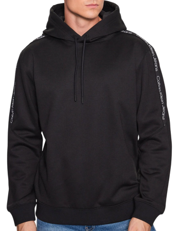 Худи с логотипом мужское / Черный / 44