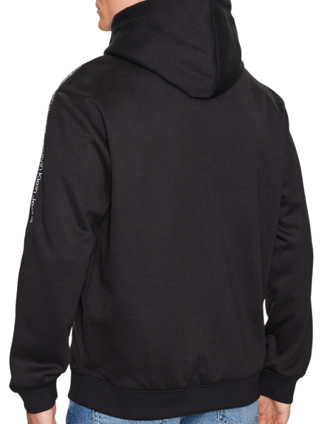 Худи с логотипом мужское / Черный / 44