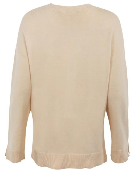 Пуловер свободного кроя женский  / Молочный / 46