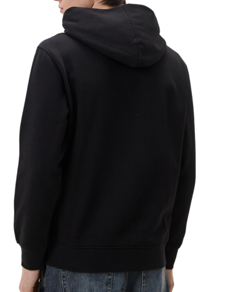 Худи с принтом мужское / Черный / 46