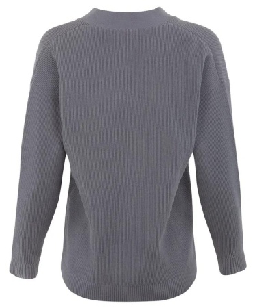 Кардиган на пуговицах женский  / Светло-серый / 50