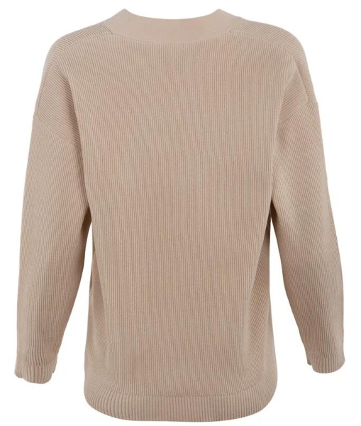 Кардиган на пуговицах женский  / Молочный / 50