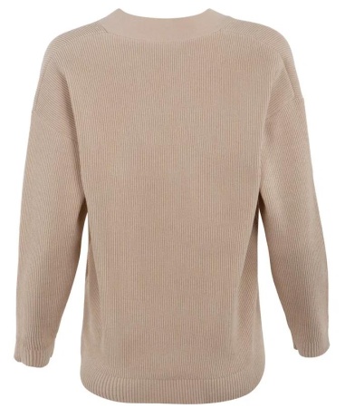 Кардиган на пуговицах женский  / Молочный / 50