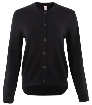 Кардиган на пуговицах женский  / Черный / 46