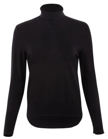 Водолазка базовая женская / Черный / 44