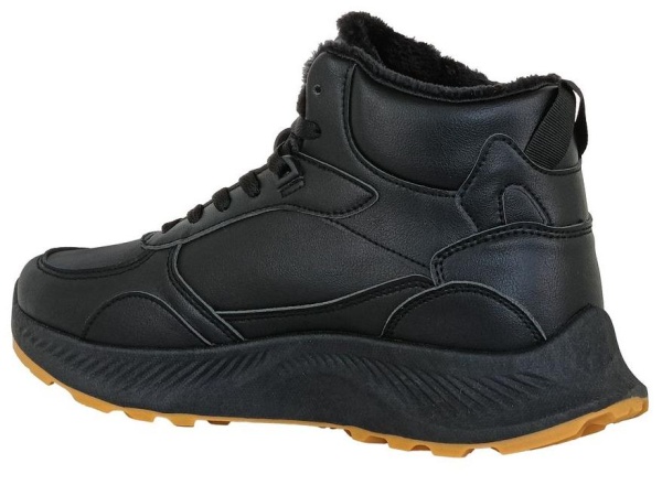 Кроссовки из кожи мужские / Черный / 43