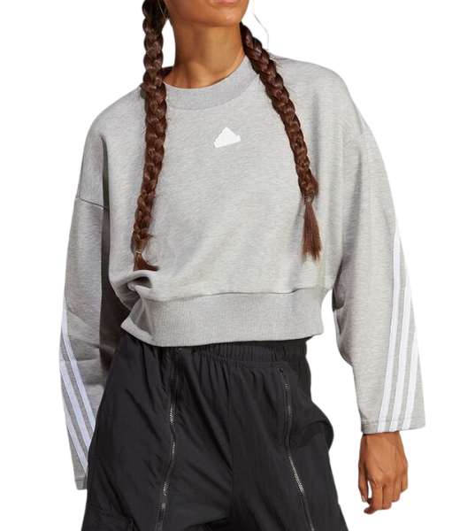 Свитшот с логотипом женский / Серый / 54