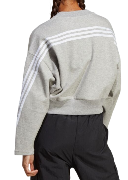 Свитшот с логотипом женский / Серый / 54