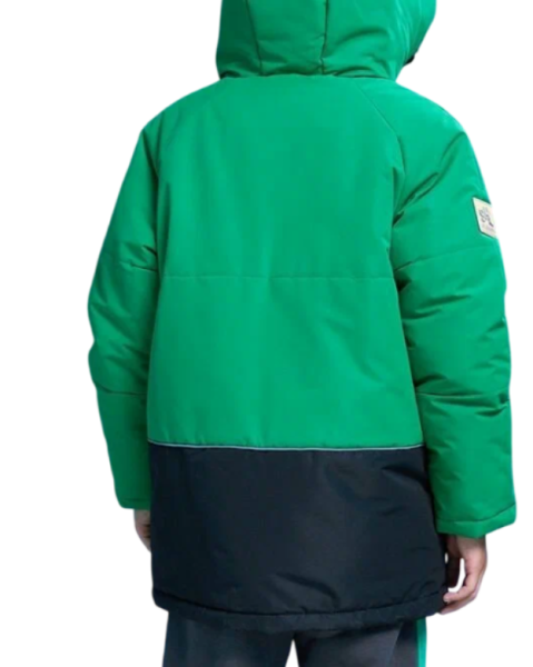 Куртка утепленная для мальчика / Зеленый / 134
