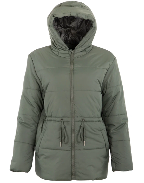 Куртка женская с синтепоном / Хаки / 46