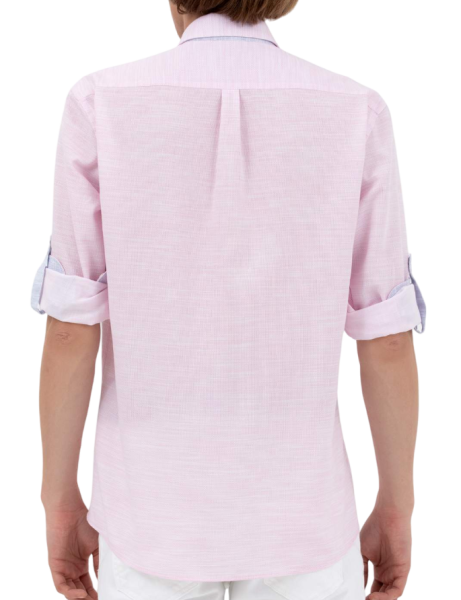 Рубашка хлопковая мужская / Розовый / 54