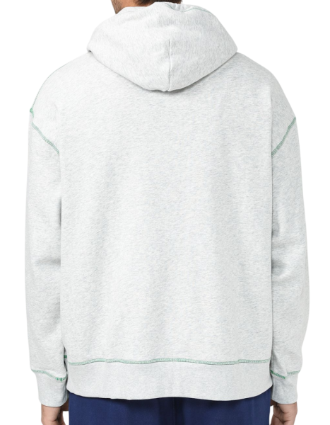 Худи с логотипом мужское / Светло-серый / 46