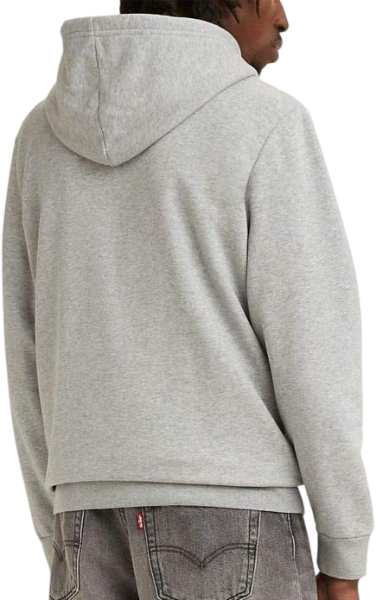 Худи с логотипом мужское / Серый / 56