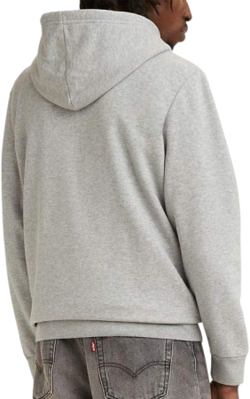 Худи с логотипом мужское / Серый / 56