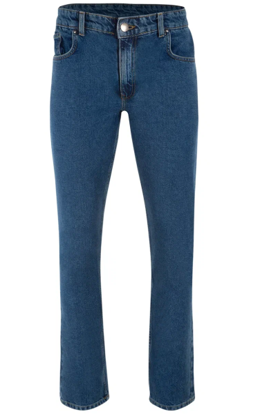 Джинсы мужские Tapered Fit / Голубой / 48