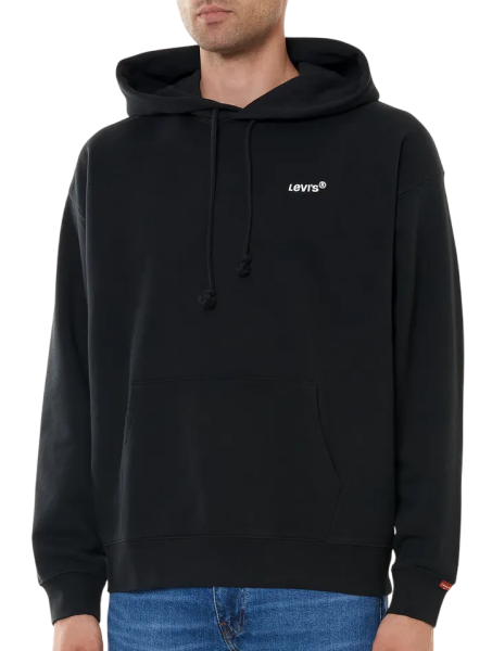 Худи хлопковое мужское / Черный / 42