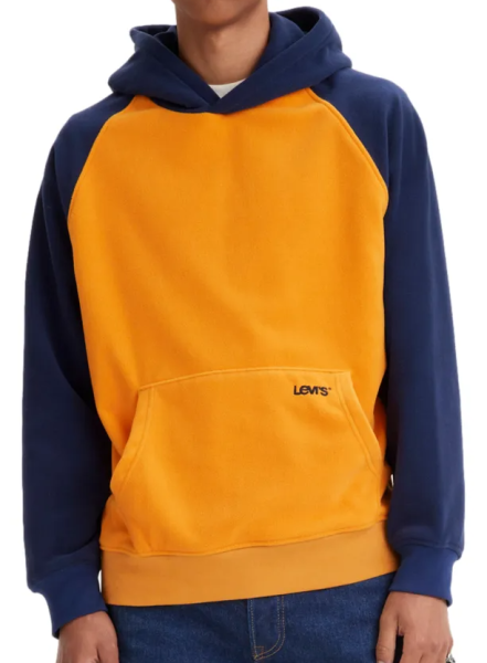 Худи с логотипом мужское / Желтый / 44