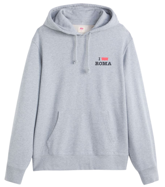 Худи хлопковое мужское / Серый / 50