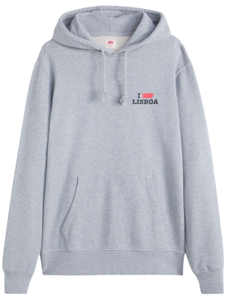 Худи хлопковое мужское / Серый / 44