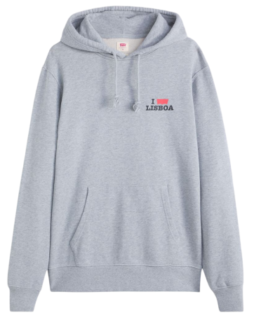 Худи хлопковое мужское / Серый / 44