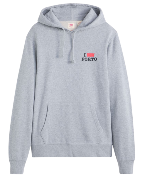 Худи хлопковое мужское / Серый / 42