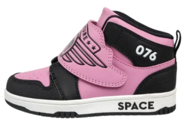 Кеды высокие для девочки / Розовый / 24