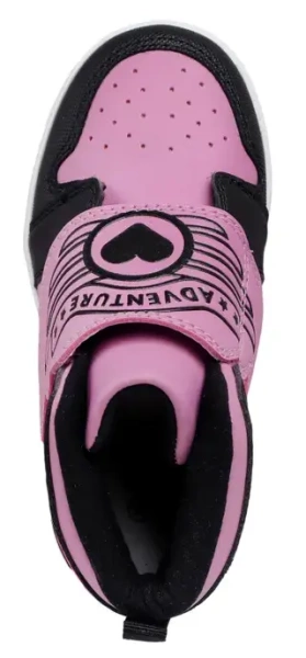 Кеды высокие для девочки / Розовый / 24