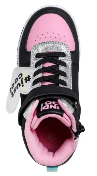 Кеды высокие для девочки / Розовый / 28