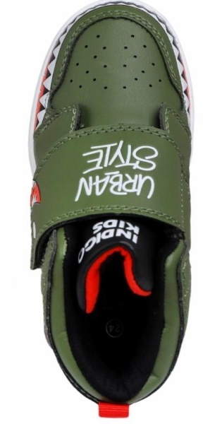 Кеды высокие для мальчика / Хаки / 24