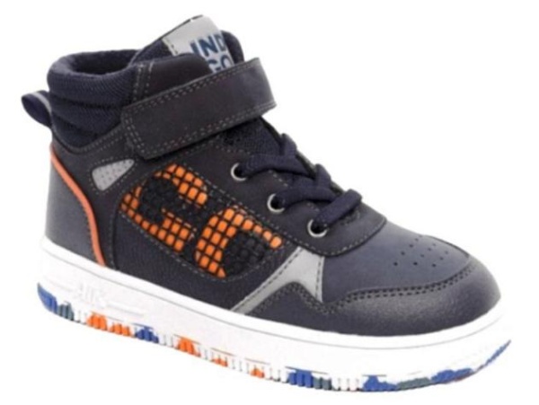 Кеды высокие для мальчика / Оранжевый / 28