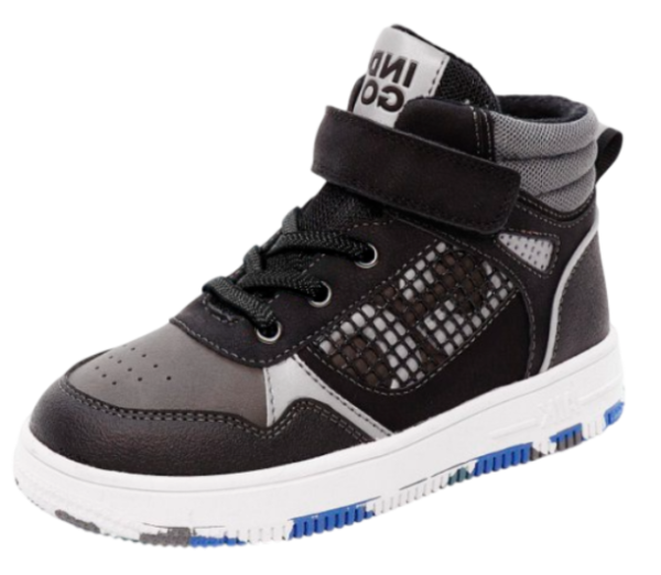 Кеды высокие для мальчика / Серый / 28