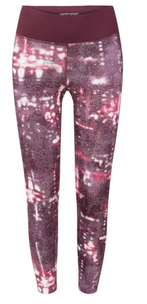 Леггинсы с принтом женские / Красный / 42