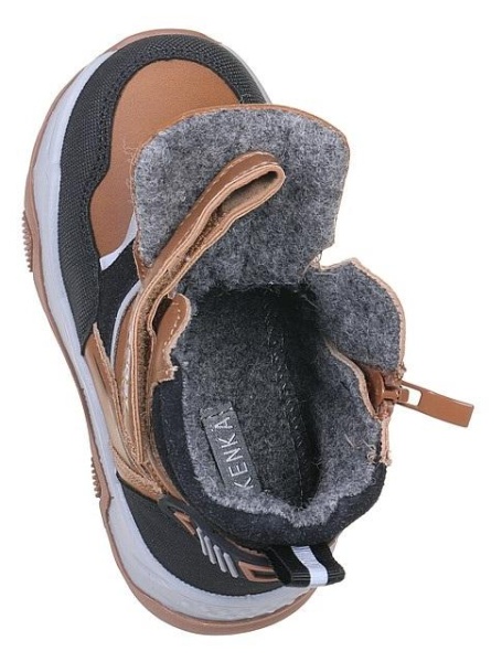 Ботинки утепленные для мальчика / Оранжевый / 23