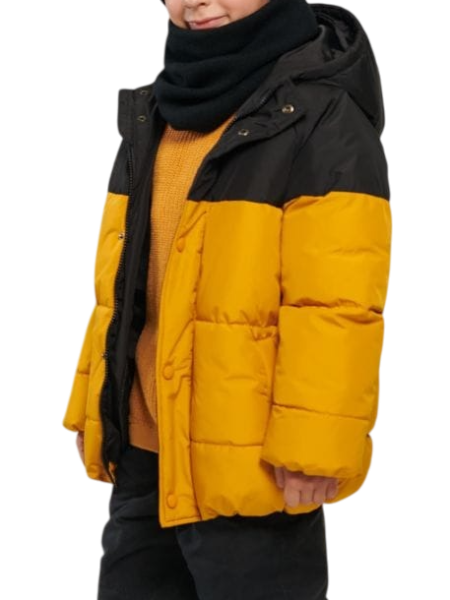 Куртка с капюшоном для мальчика / Желтый / 116