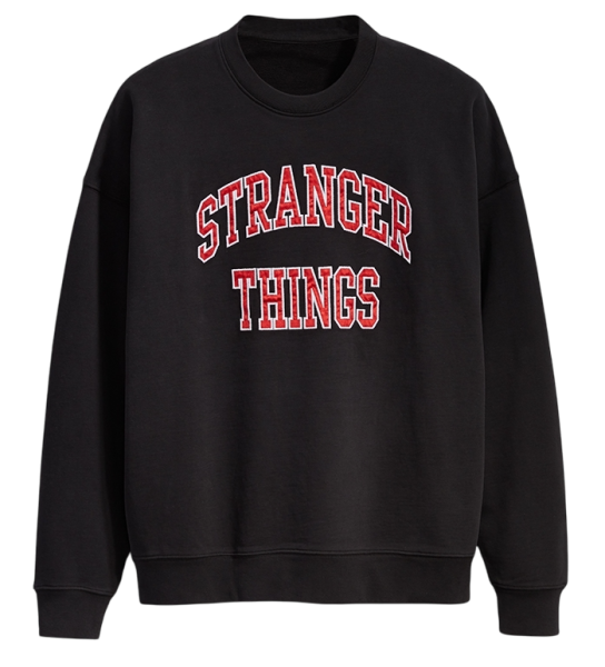 Свитшот с принтом мужской / Черный / 52