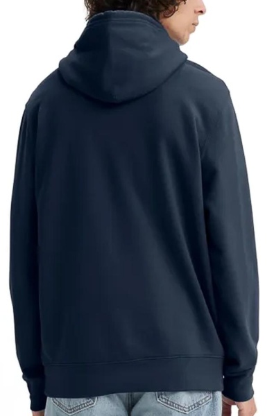 Худи с логотипом мужское / Тёмно-синий / 44