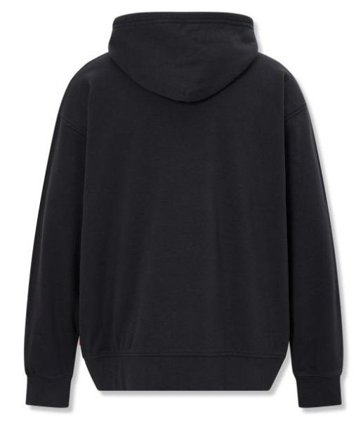 Худи с логотипом мужское / Черный / 46