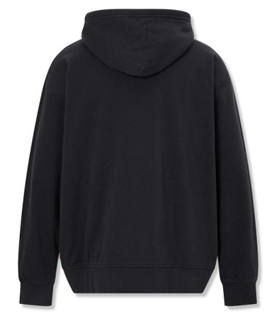 Худи с логотипом мужское / Черный / 46