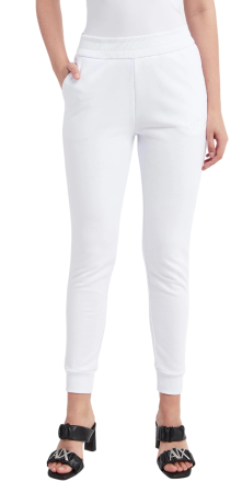 Брюки с логотипом женские / Белый / 46