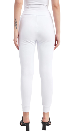 Брюки с логотипом женские / Белый / 46