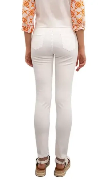 Брюки скинни женские / Белый / 40
