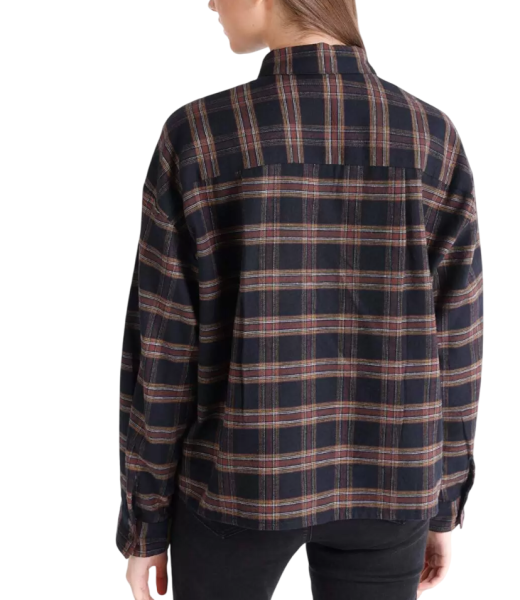 Рубашка с длинным рукавом женская / Черный / 42