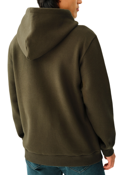 Худи с логотипом мужское / Хаки / 48