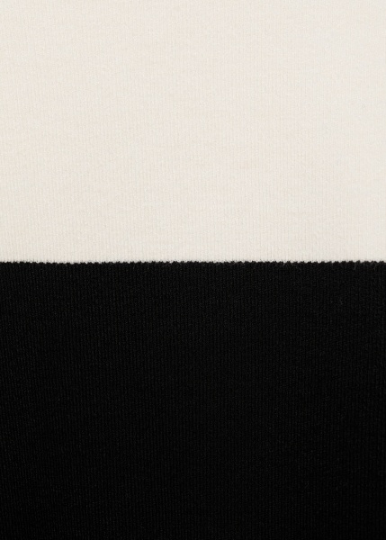 Джемпер расцветки колорблок женский / Черный / 42