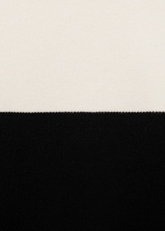 Джемпер расцветки колорблок женский / Черный / 42