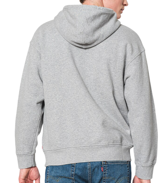 Худи хлопковое мужское / Серый / 48