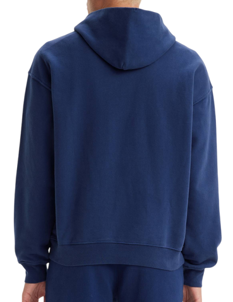 Худи хлопковое мужское / Тёмно-синий / 44