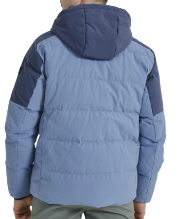 Пуховик с капюшоном мужской / Тёмно-синий / 50