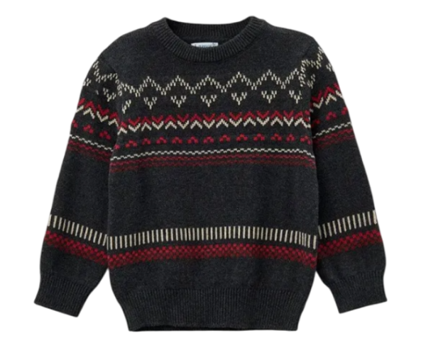 Свитер с шерстью для мальчика / Желтый / 110