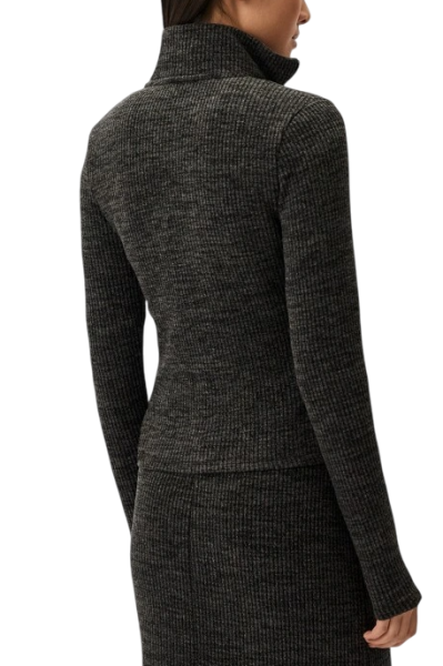 Кардиган на молнии женский / Серый / 42